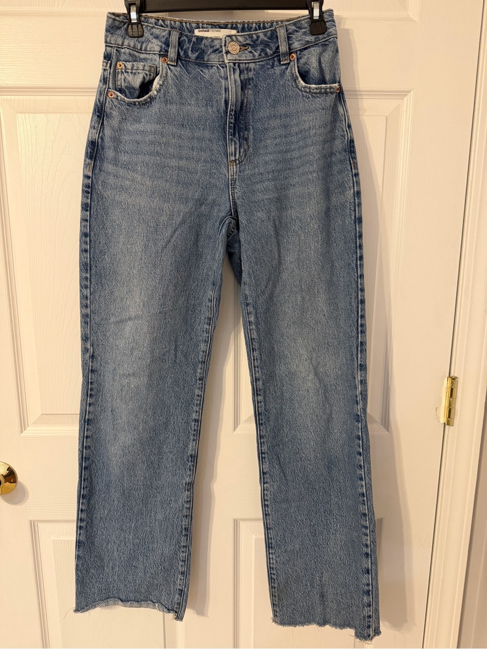 Garage Women's Straight Leg Jeans - Light Blue Wash